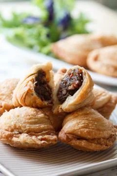 Pastry samosas Stock Photos