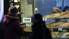 Repeated alive Leninism Tip-Top - typical bakery in Bucharest, R... | Stock Video | Pond5