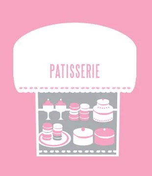 Pastry shop Stock Illustration