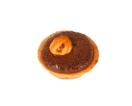 Pastry on white background Stock Photos