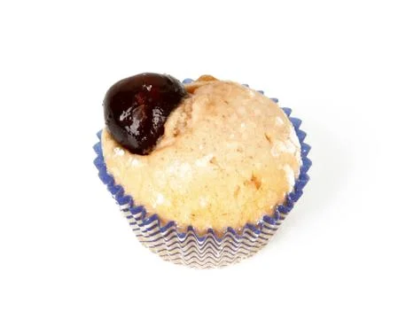 Pastry on white background Stock Photos