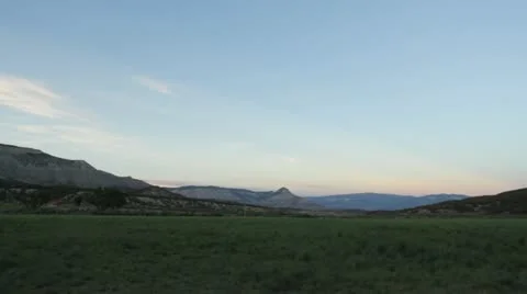 PastureDusk Stock Footage 21231483