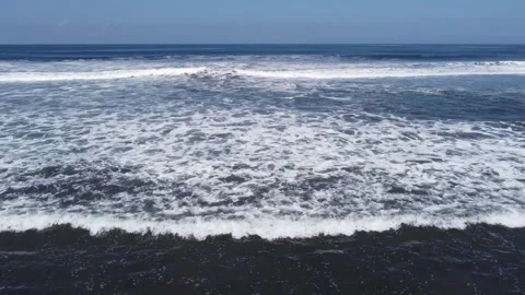 Pasut Perspective - Aerial Flight From Shore to Ocean Stock Footage 248210968