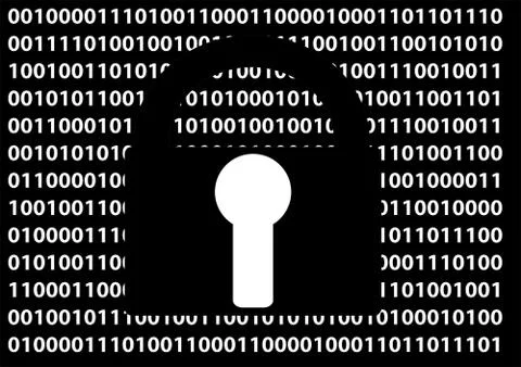 Pasword and key not only on internet Stock Illustration