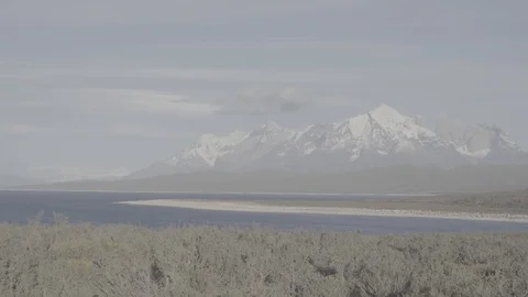 PATAGONIA - CHILE - MOUNTAIN - RIVER - CLOUDS Stock Footage 89217664