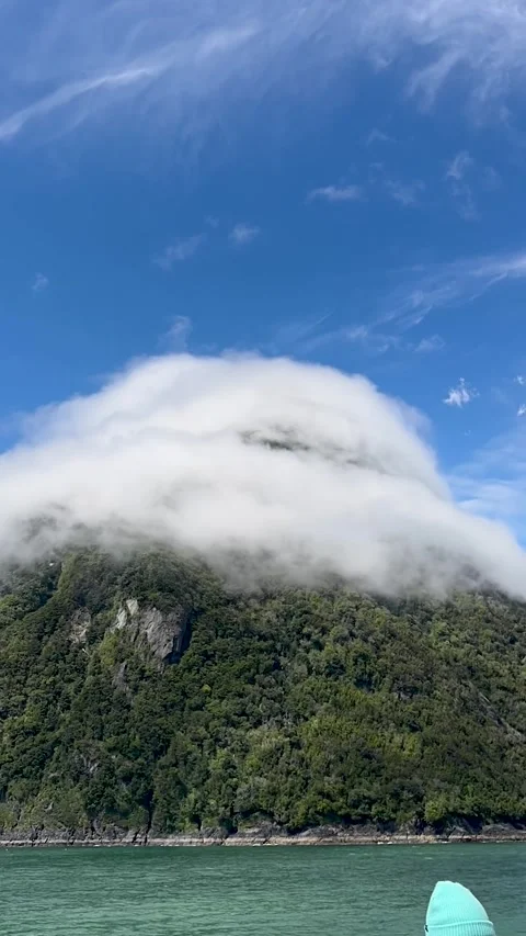 Patagonia Clouds Time Lapse From Ferry Stock Footage 333721587