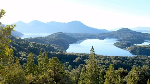 Patagonia Lake view Stock Footage