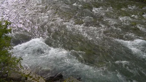 Patagonia mountain stream Stock Footage 88934758