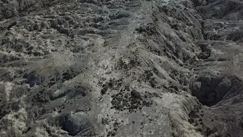 Patagonian Badlands, Drone Aerial View o... | Stock Video | Pond5