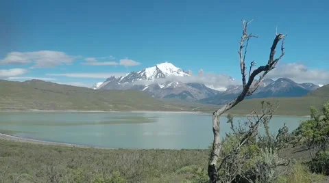 Patagonian Mountain Stock Footage