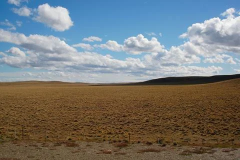 Patagonic landscape 스톡 사진