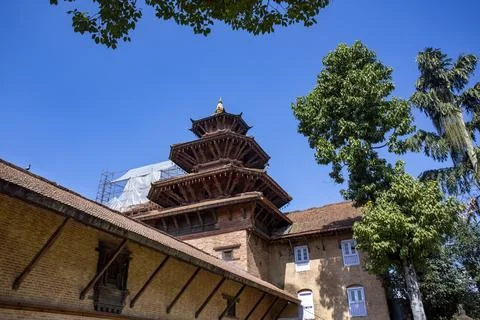 Patan Durbar Square is situated at the center of Lalitpur, Nepal. Stock Photos
