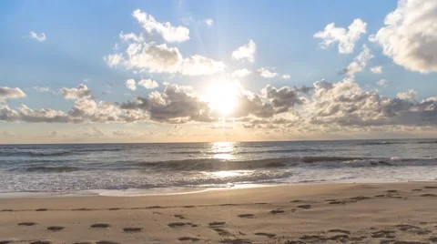 Patara Beach and Clouds Stock Footage 50475523