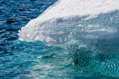 A Patch of Antarctic ice Foto stock