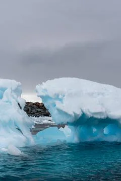 A Patch of Antarctic ice Stock Photos