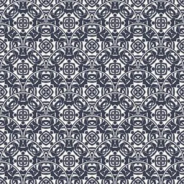 Patch Boho Flower Seamless Pattern. Mandala patchwork, oriental design. Wal.. Illustrazione stock