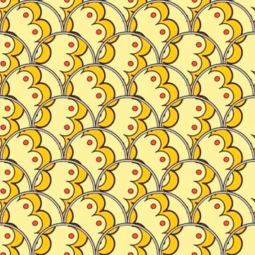 Patch Boho Flower Seamless Pattern. Mandala patchwork, oriental design Stock Illustration