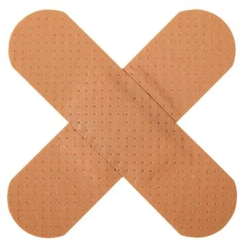 Patch in cross shape Stock Photos