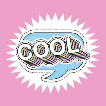 Patch fashion denim Stock Illustration