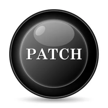 Patch icon. internet button on white background.. Ilustración de archivo