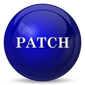 Patch icon. Internet button on white background.. Ilustración de archivo
