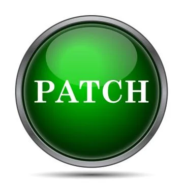 Patch icon. Internet button on white background.. Ilustración de archivo