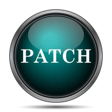 Patch icon. Internet button on white background.. 스톡 일러스트
