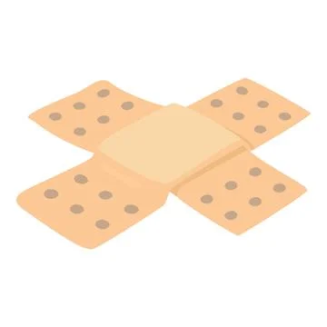 Patch icon, isometric style Ilustración de archivo