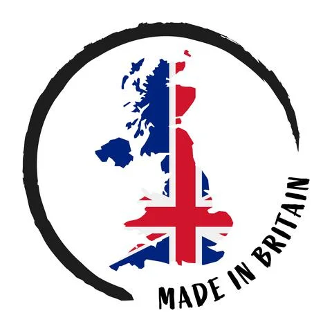 Patch ' Made in Britain ' Stock Illustration
