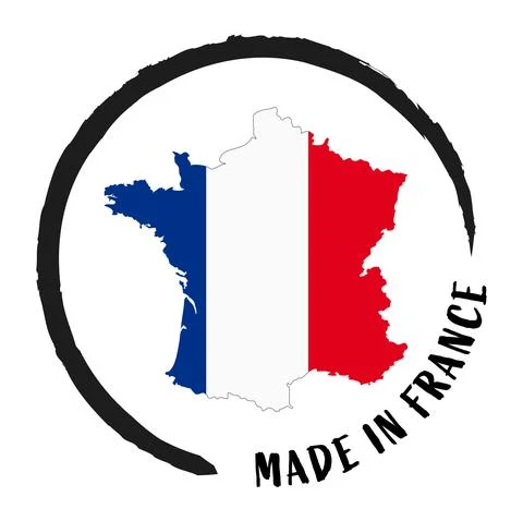 Patch ' Made in France ' Stock Illustration