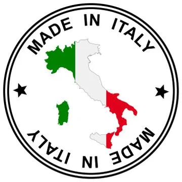 Patch " Made in Italy " Stock Illustration