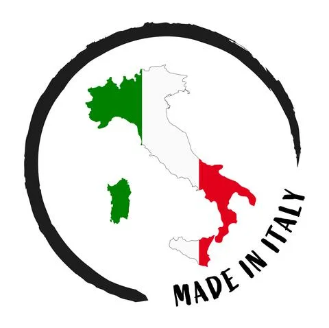 Patch ' Made in Italy ' Stock Illustration