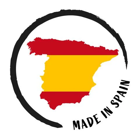 Patch ' Made in Spain ' Stock Illustration