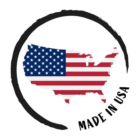 Patch ' Made in USA ' Stock Illustration