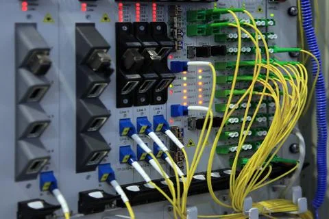 Patch panel Stock Photos