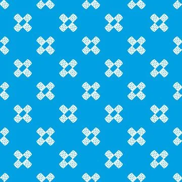 Patch pattern seamless blue 库存插图