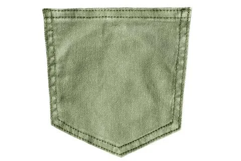 Patch pocket isolated Foto stock