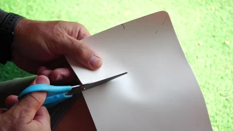 Patch repair kit with glue for inflatable boats, SUP, raft. Man repair 스톡 동영상 276888673