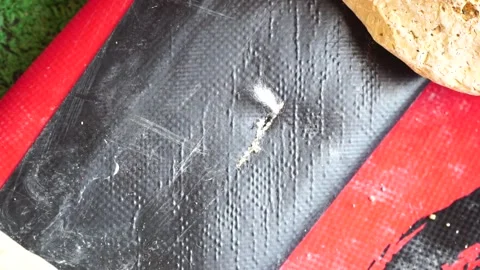 Patch repair kit with glue for inflatable boats, SUP, raft. Man repair 스톡 동영상 278349932