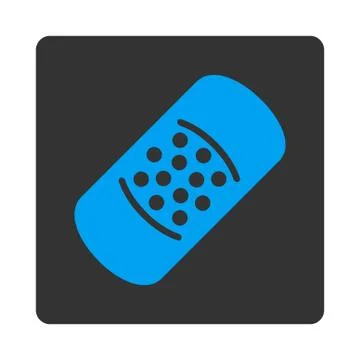 Patch Rounded Square Button Stock Illustration