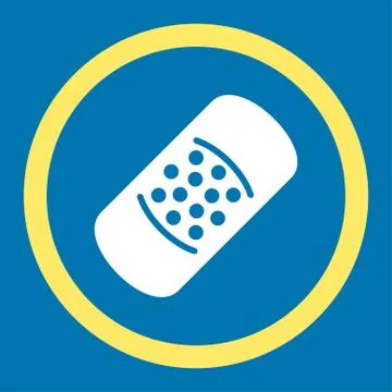 Patch Rounded Vector Icon Illustrazione stock