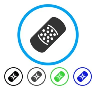 Patch Rounded Vector Icon Stock Illustration