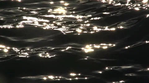 The patch of sunlight on the surface of the ocean Video stock 53375438