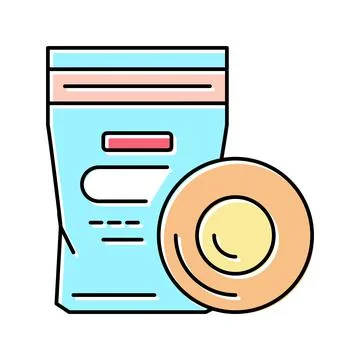 Patch test skin color icon vector illustration Stock Illustration