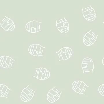 Patch on toe line seamless pattern イラスト素材