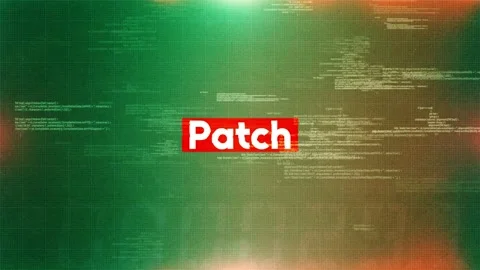 Patch word in hacking and cybersecurity Stock Footage 318782325