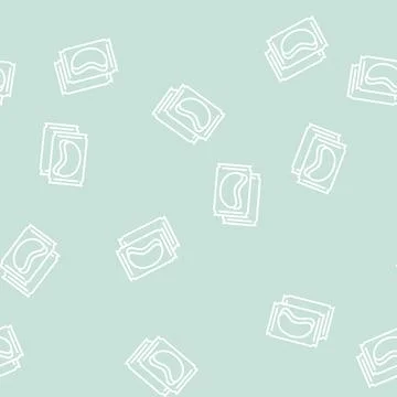 Patches package line seamless pattern 스톡 일러스트