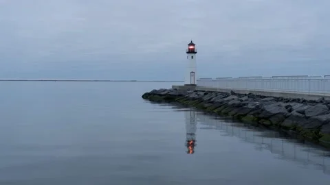 Patchogue Lighthouse 2 Time Lapse 4K Stock Footage 231562006
