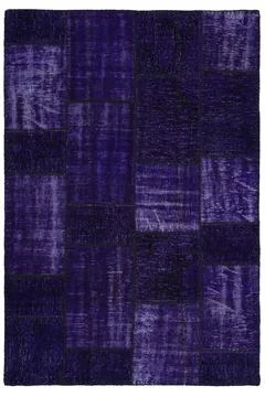 Patchwork carpet on white background Stock-Fotos