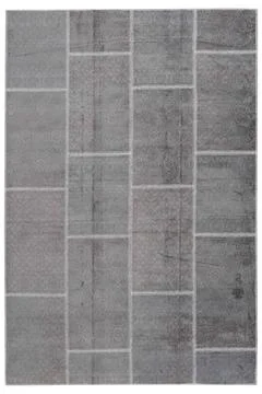 Patchwork carpet on white background Stock Photos